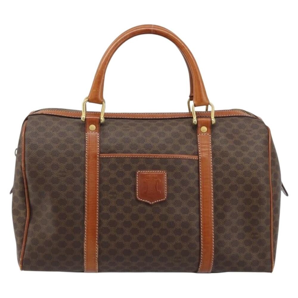 Celine Macadam Handbag Brown
